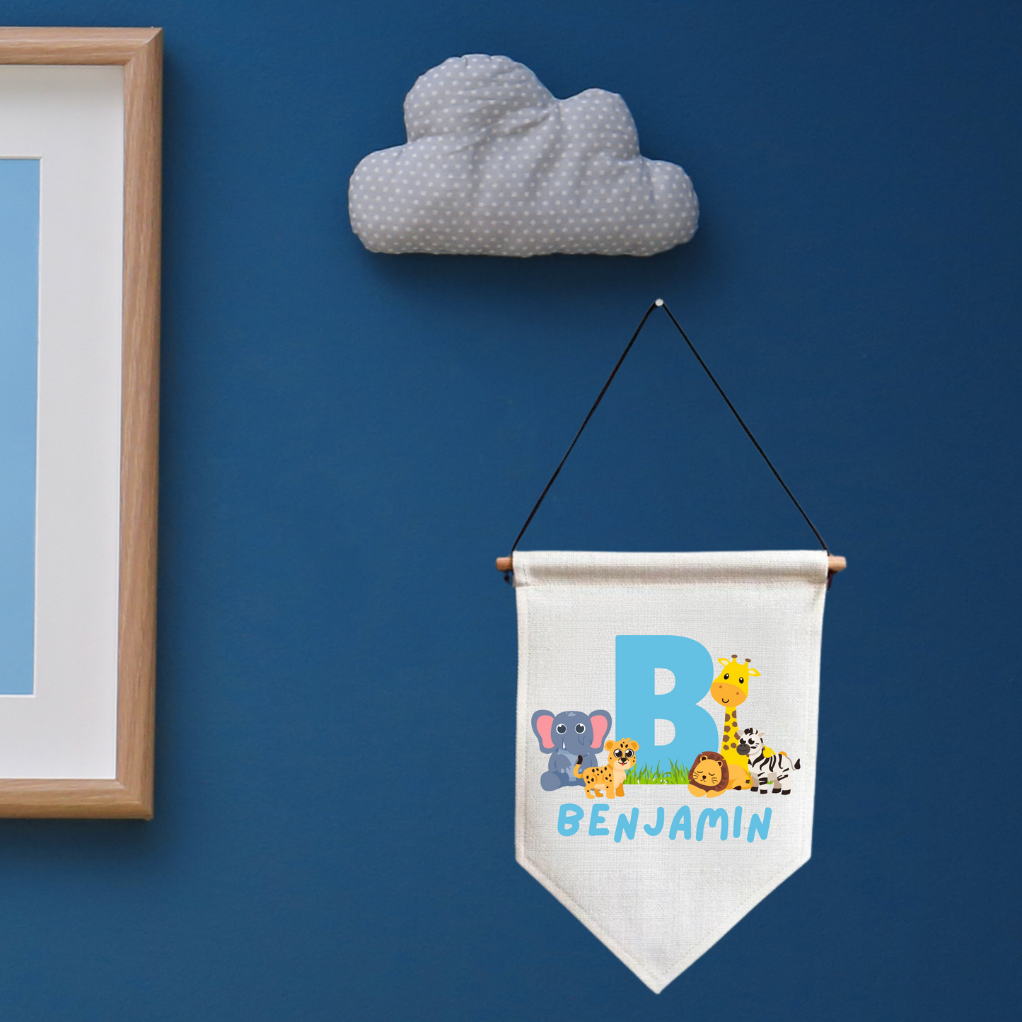 Zoo Animal Pennant Flag