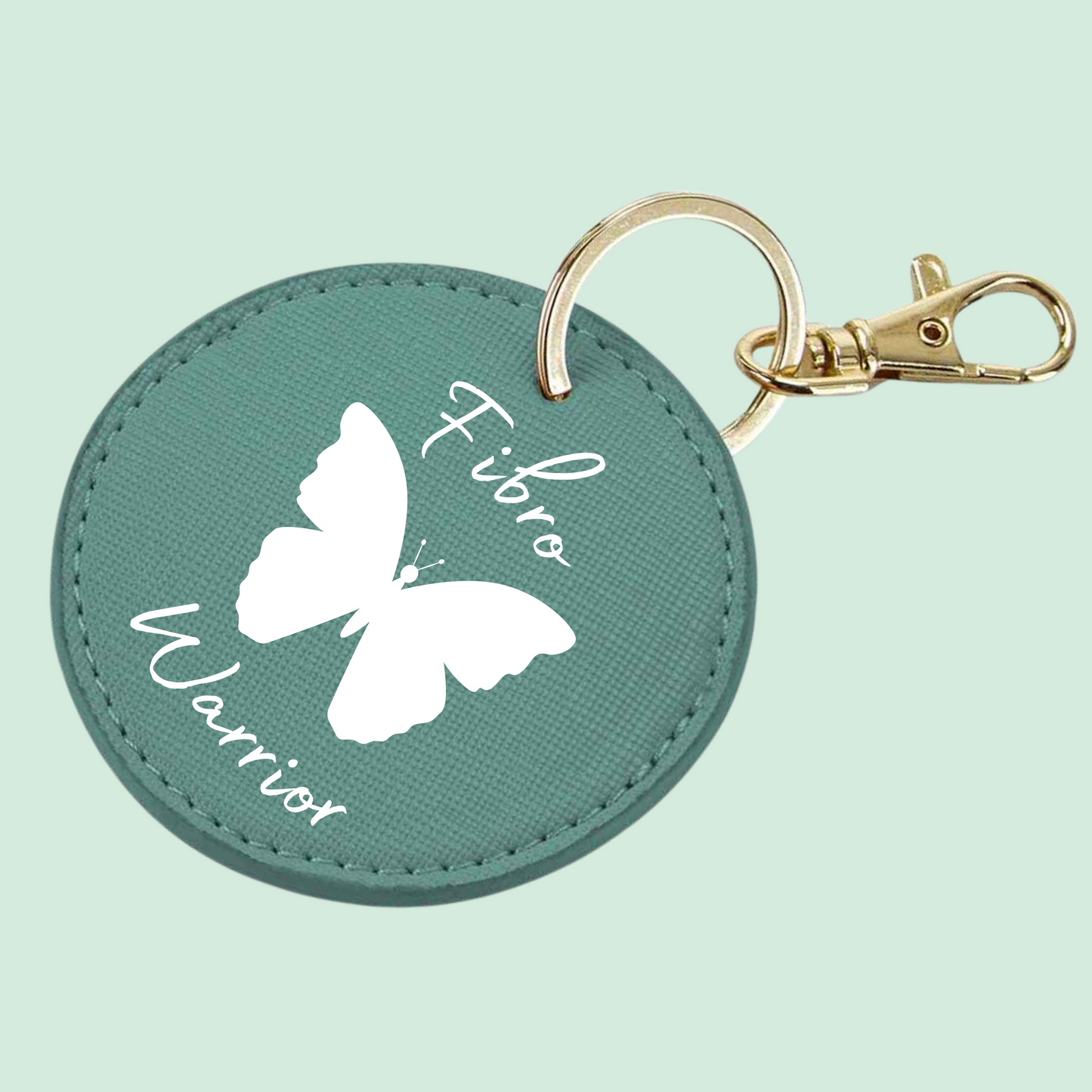 Fibromyalgia Circular Key Ring