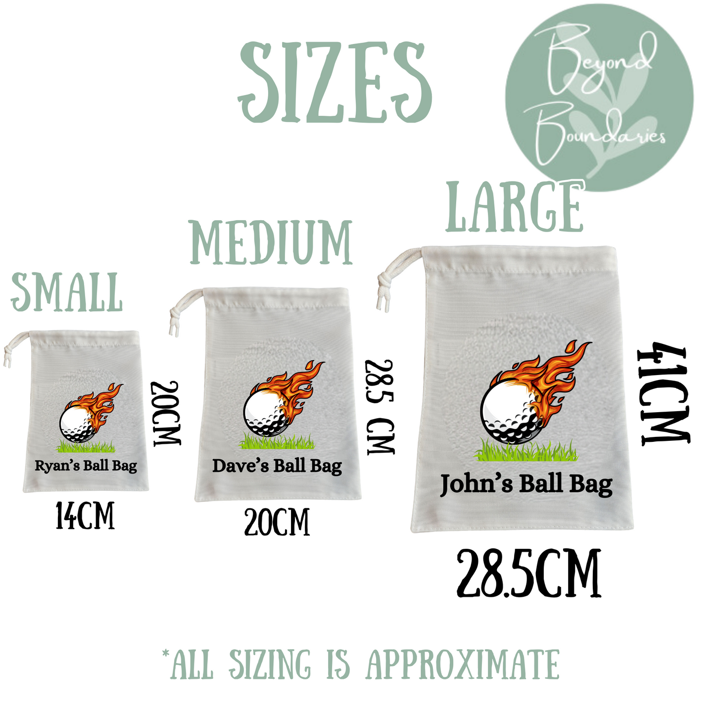 Fun Golf Ball Storage Bag