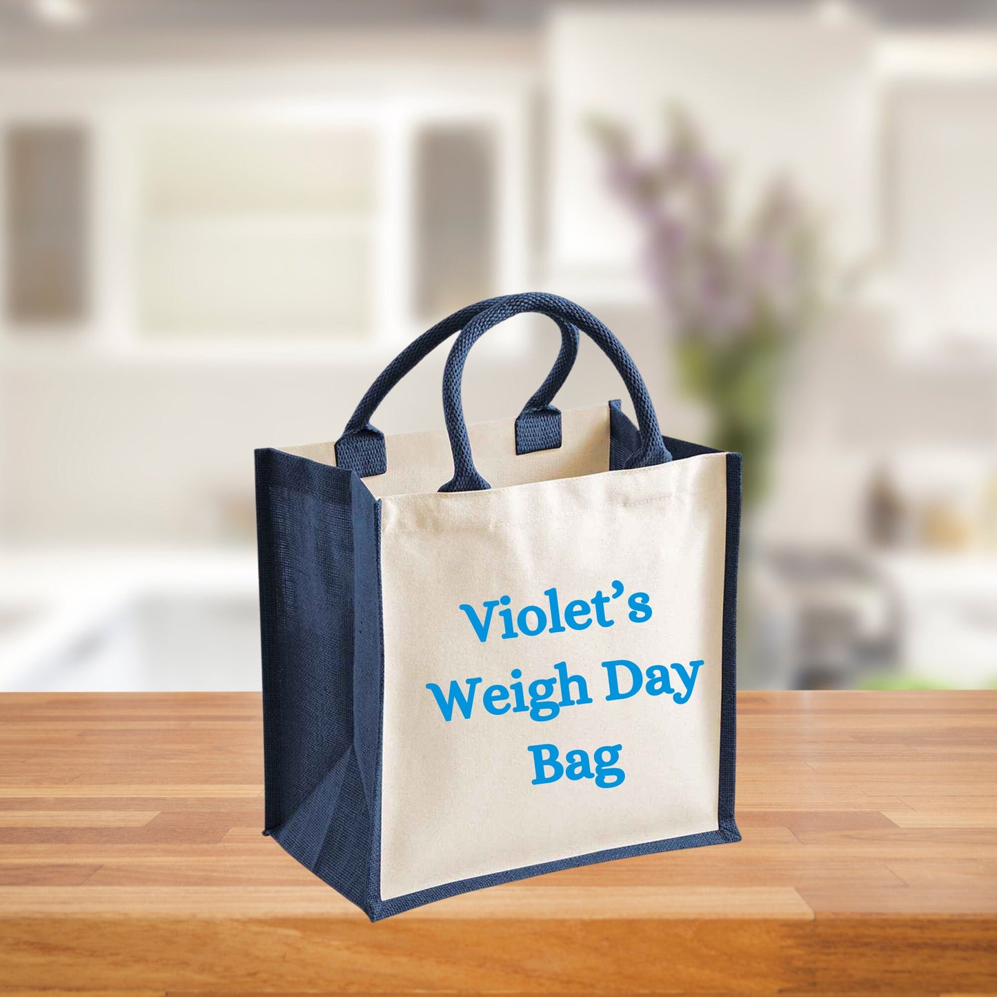 Personalised Weigh Day Bag
