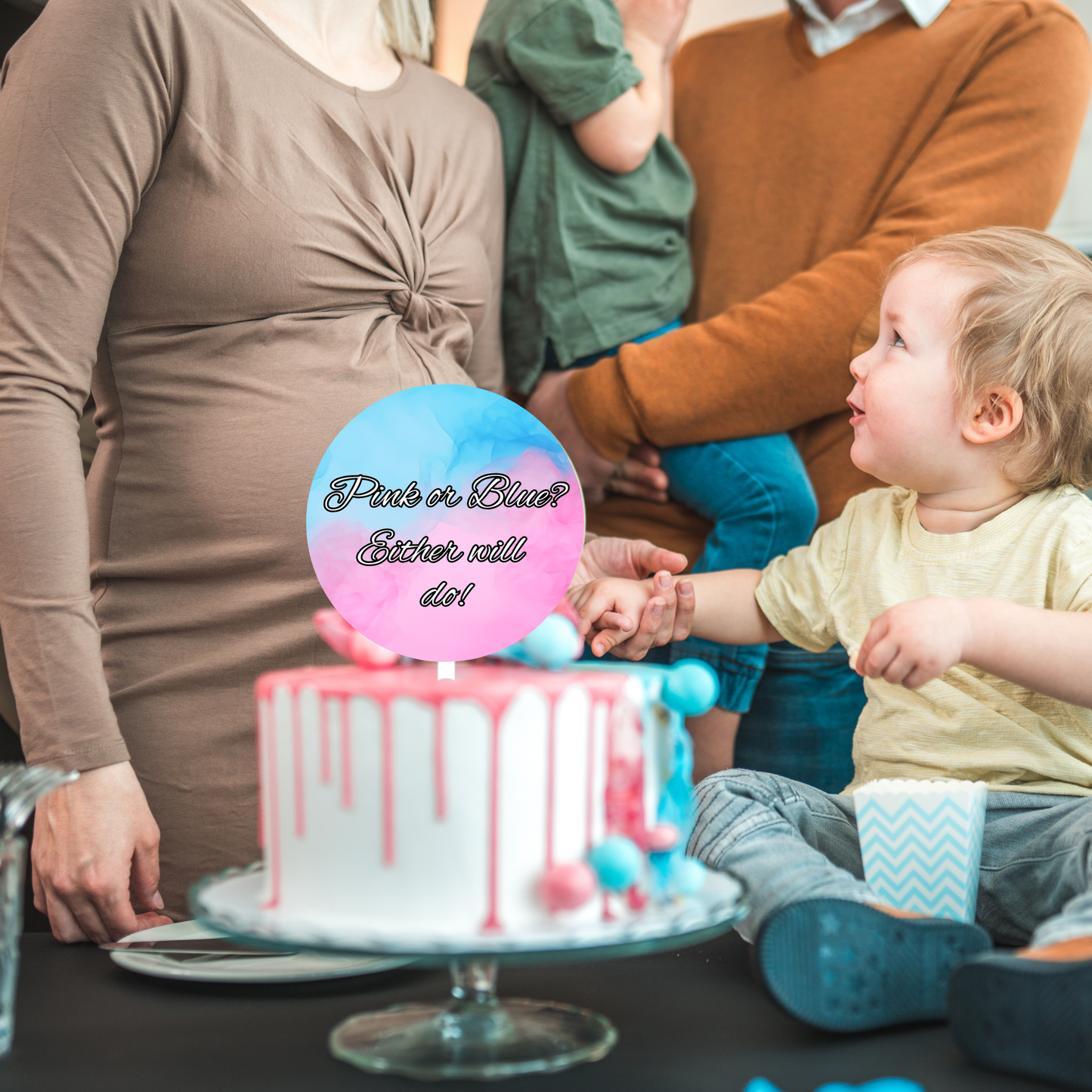 Gender Reveal Cake Toppers