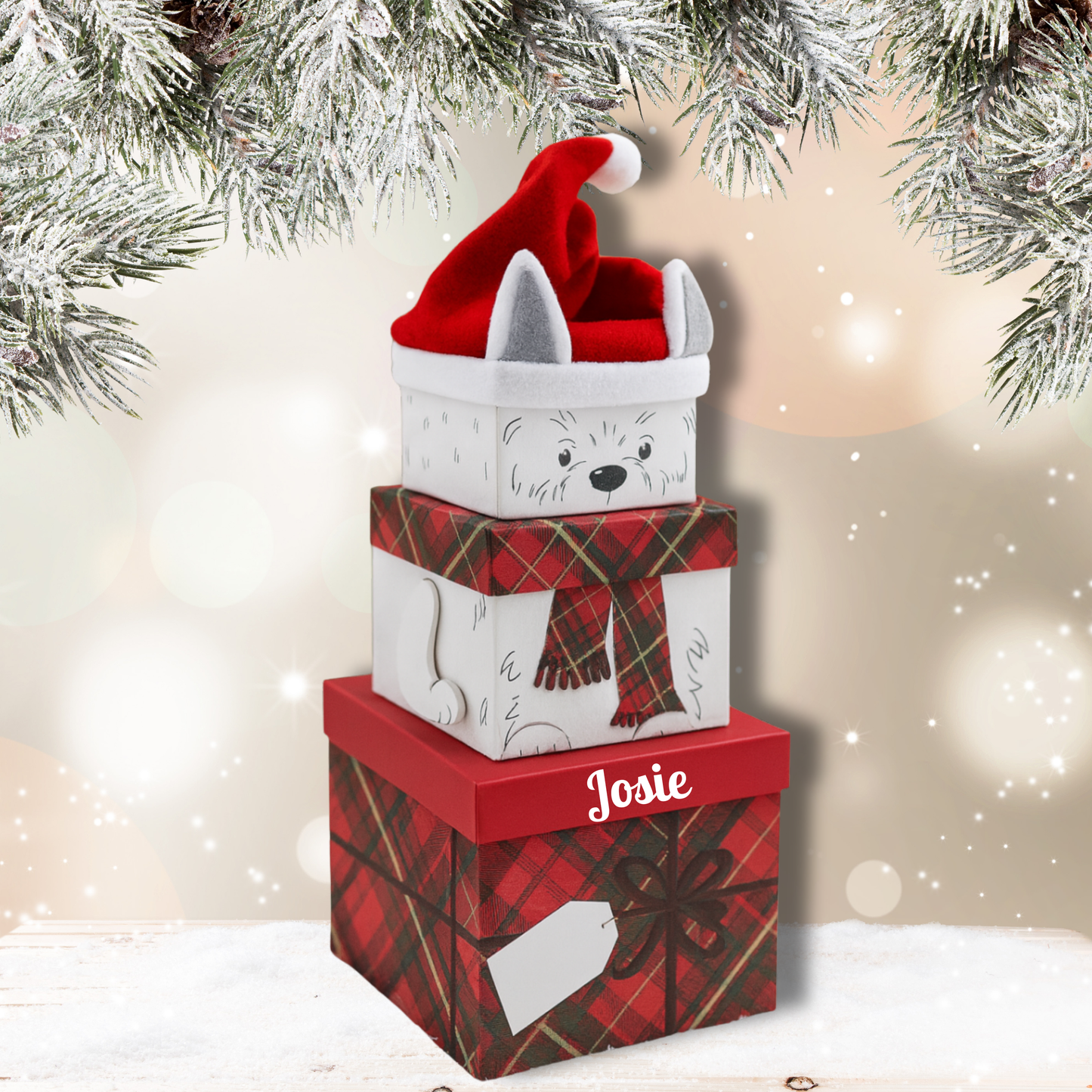 Personalised Christmas Stacker Boxes