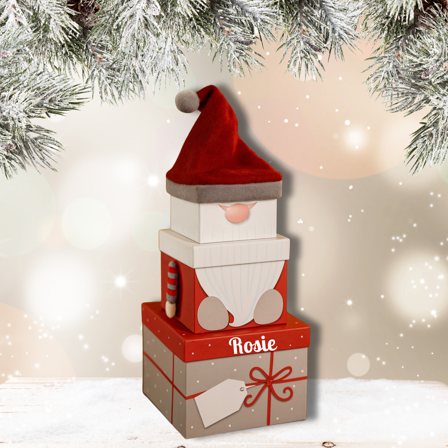 Personalised Christmas Stacker Boxes
