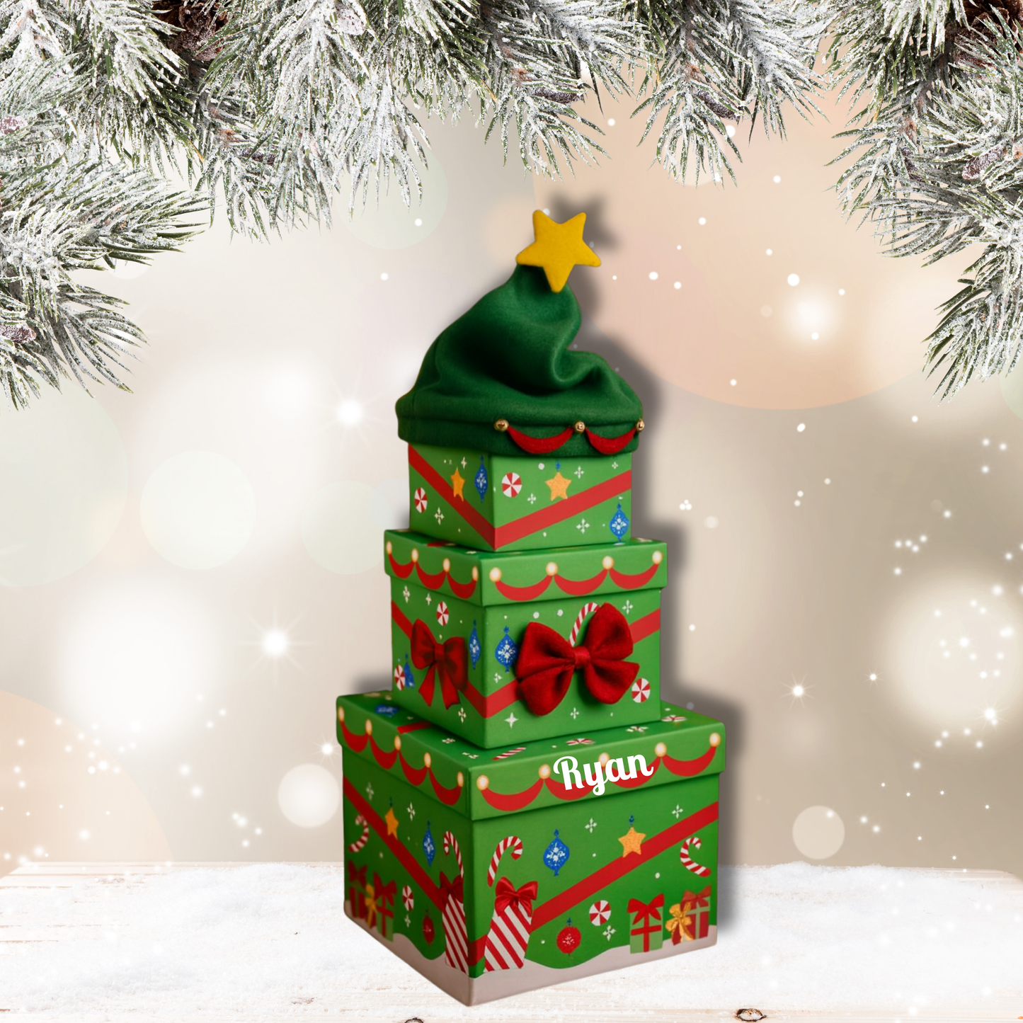 Personalised Christmas Stacker Boxes