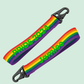 Personalised Pride Key Ring Wristlet