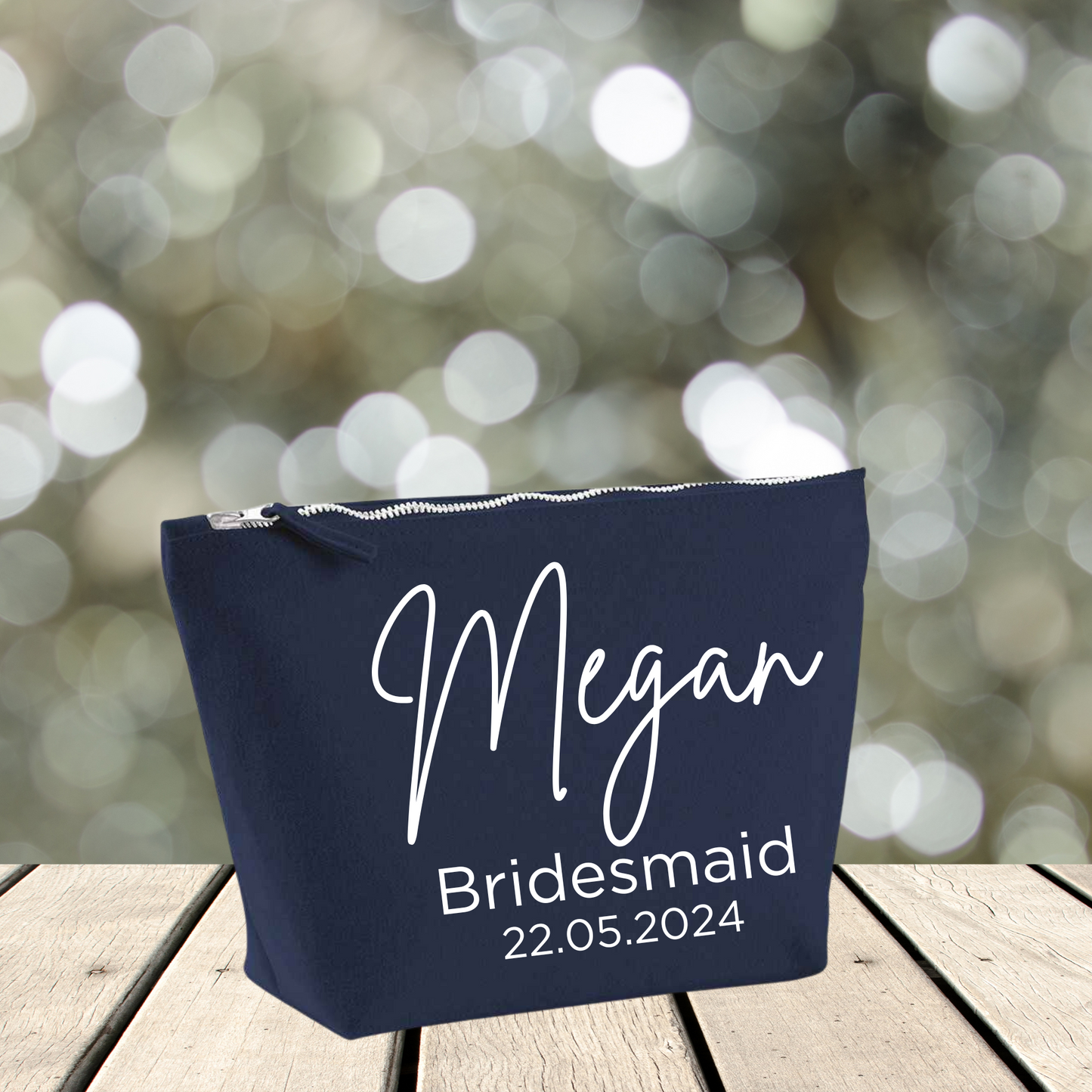 Personalised Wedding Day Cosmetics Bag