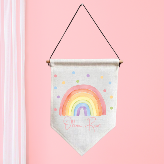 Rainbow Pennant Flag