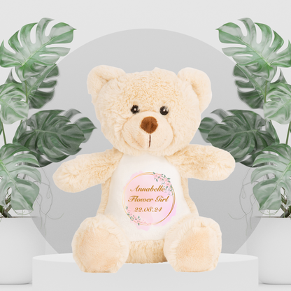 Flower Girl Personalised Soft Toy