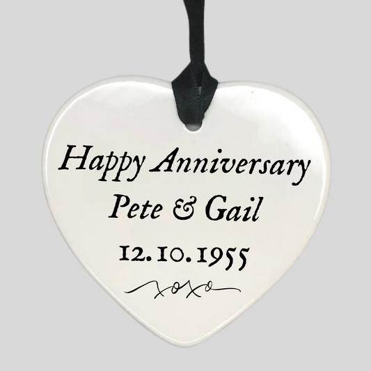 Anniversary Hanging Heart