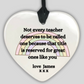 Personalised Teacher Rainbow Ornament