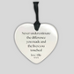 Personalised Teacher Hanging Heart Ornament