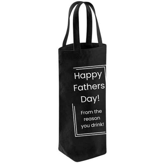 Funny Fathers Day Bottle Gift Bag