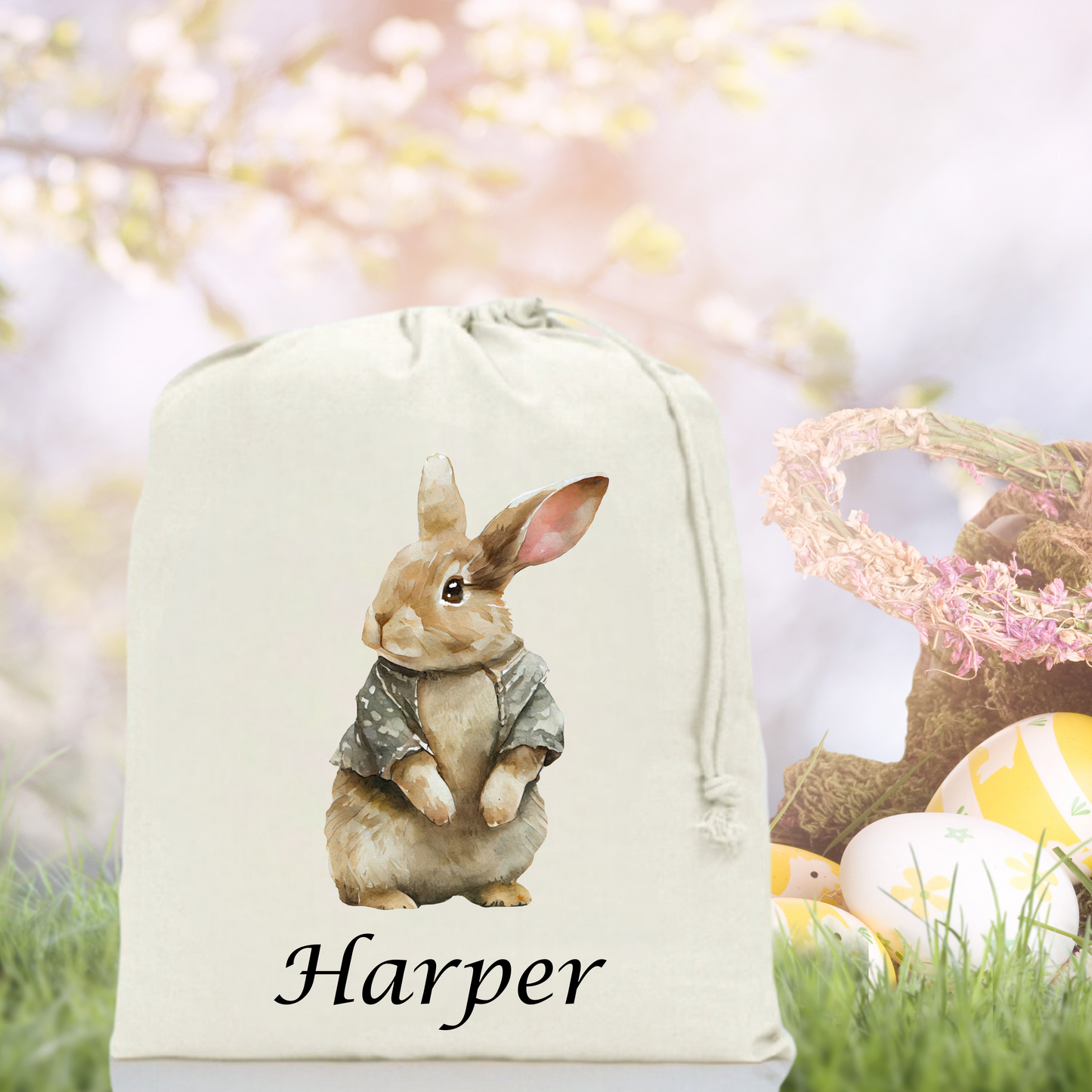 Personalised Easter Bunny Treat Bag