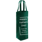 Funny Fathers Day Bottle Gift Bag