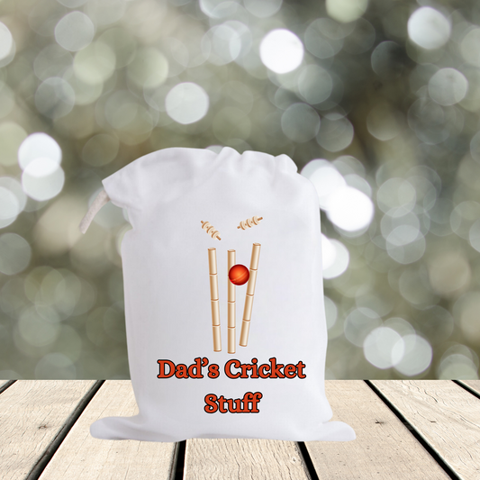 Dads drawstring cricket bag