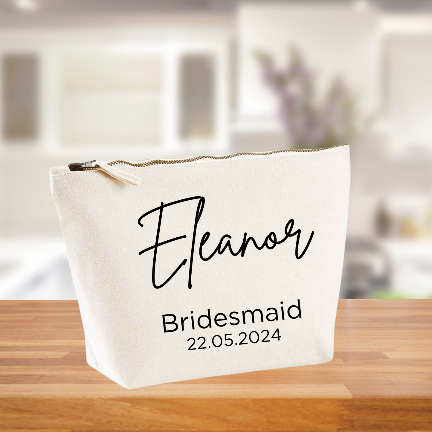 Personalised Wedding Day Cosmetics Bag