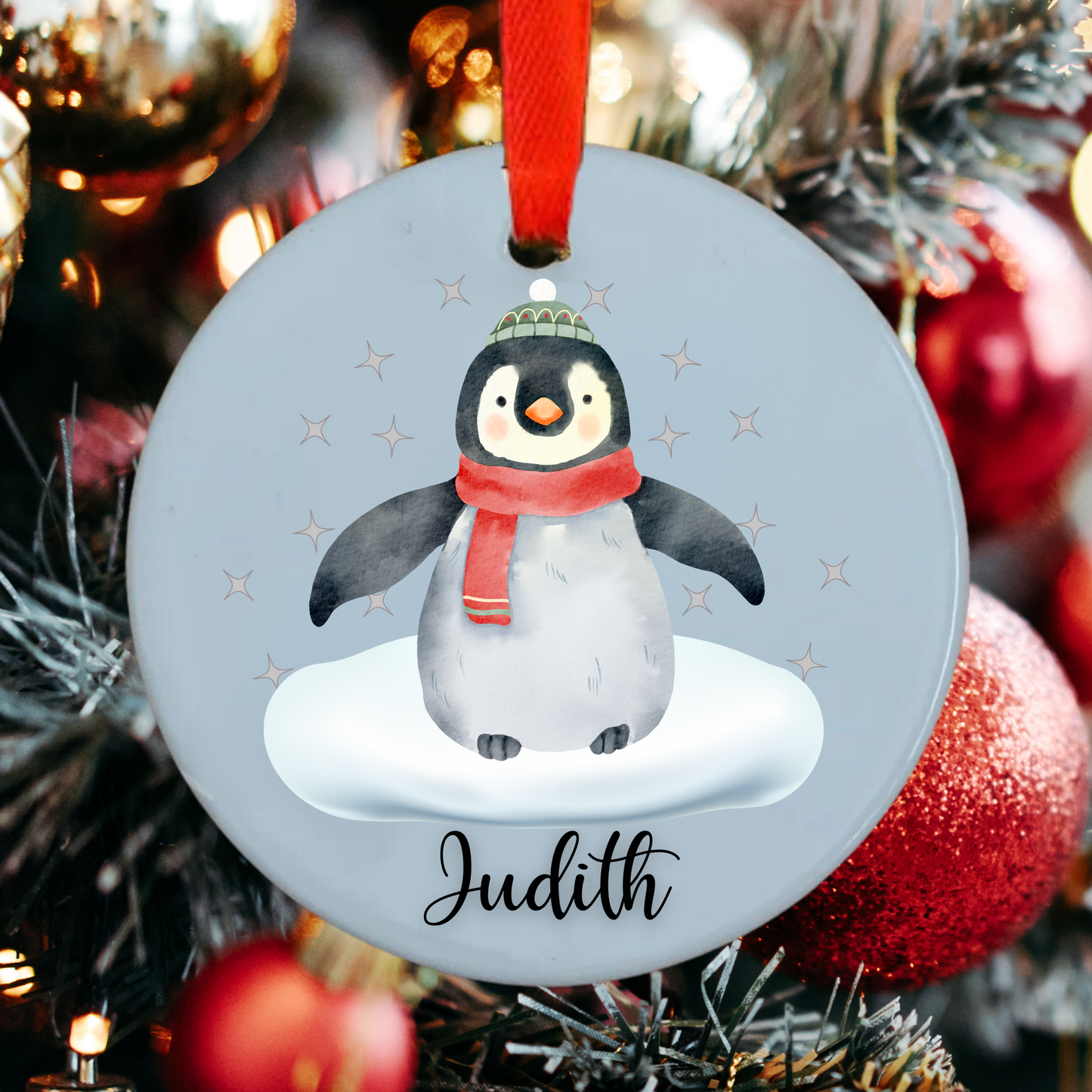 Penguin Hanging Christmas Ornament