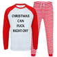 Men's Christmas Can F Off Pyjamas