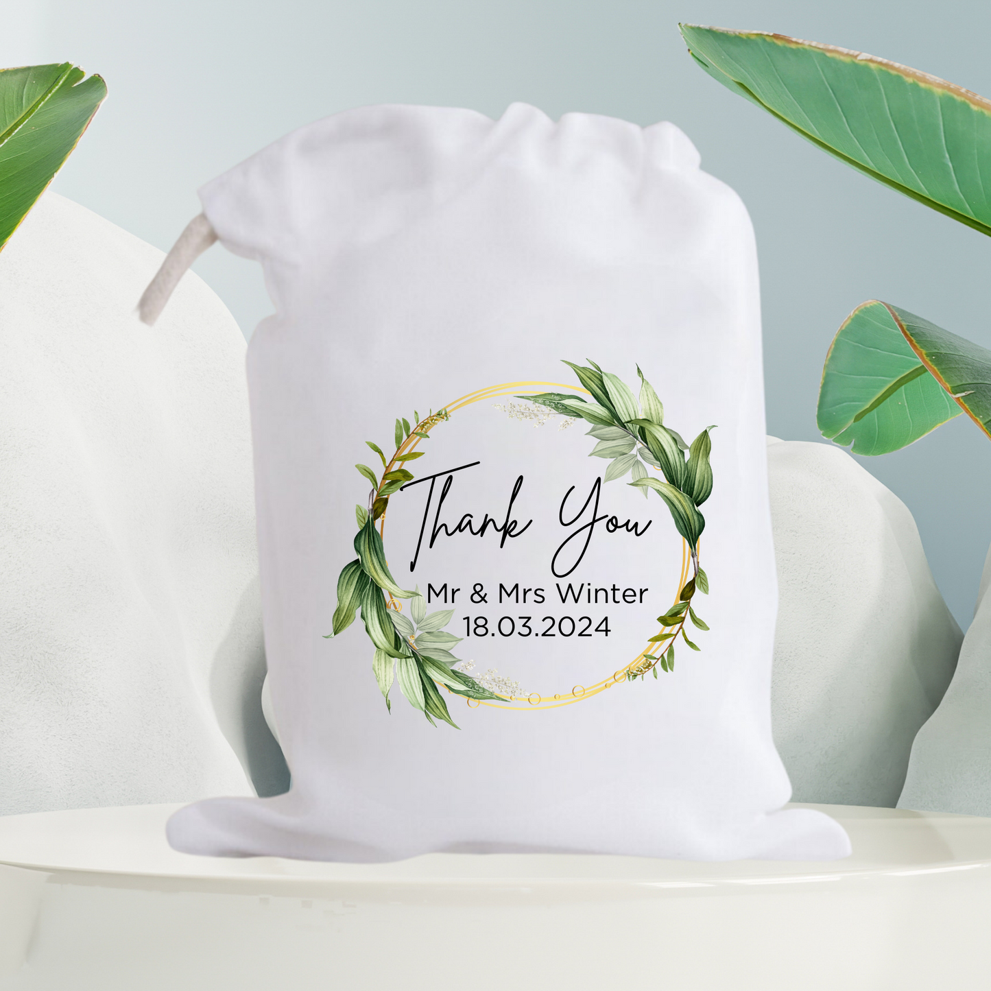 Personalised Wedding Favour Gift Bag