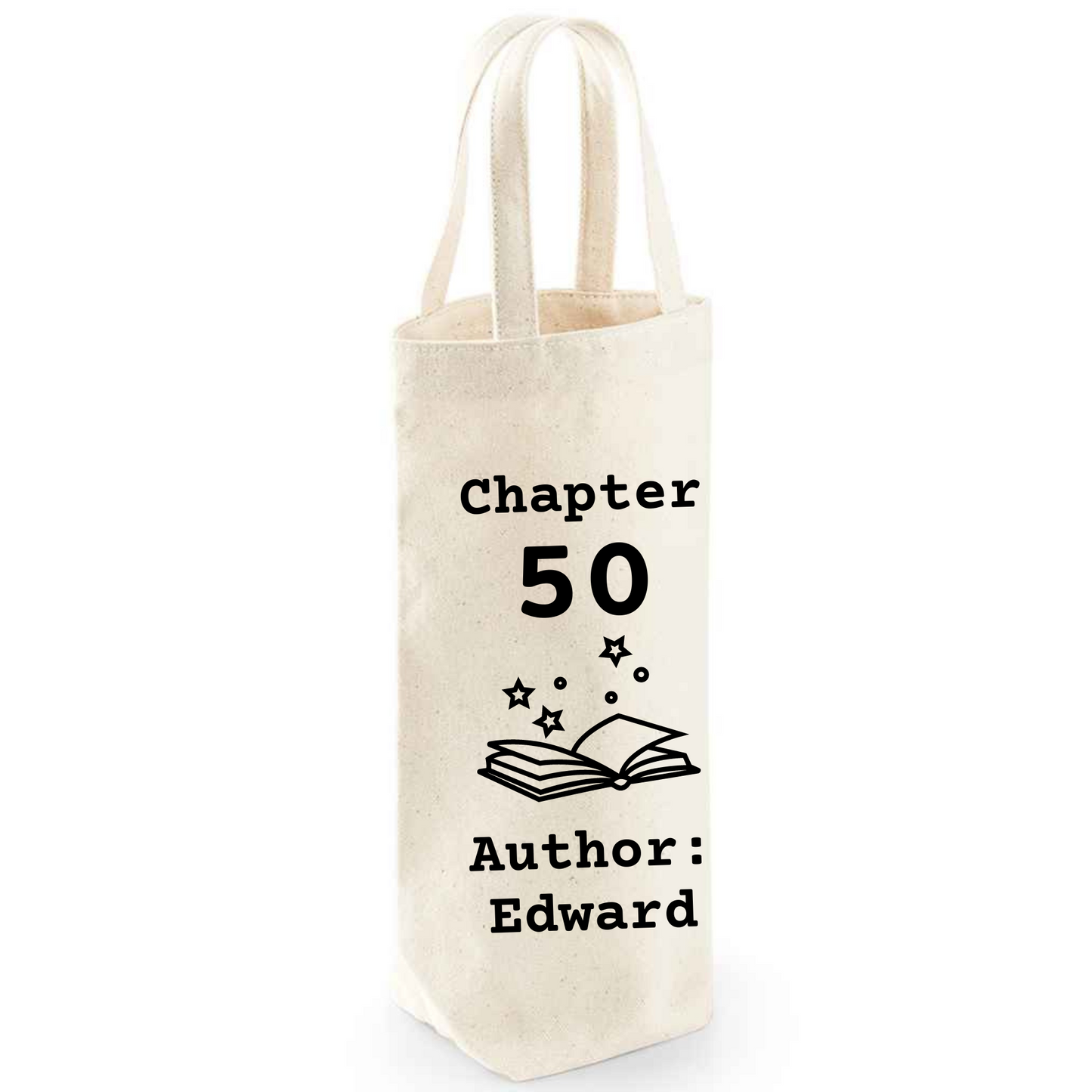 Chapter 50 Birthday Gift Bag with name