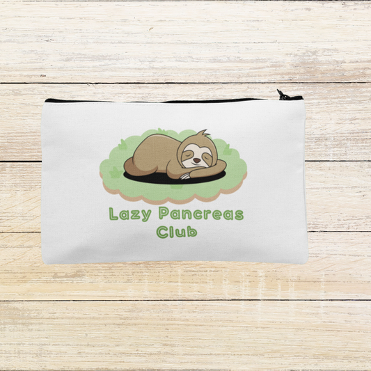 Lazy Pancreas Club Pouch With Sloth