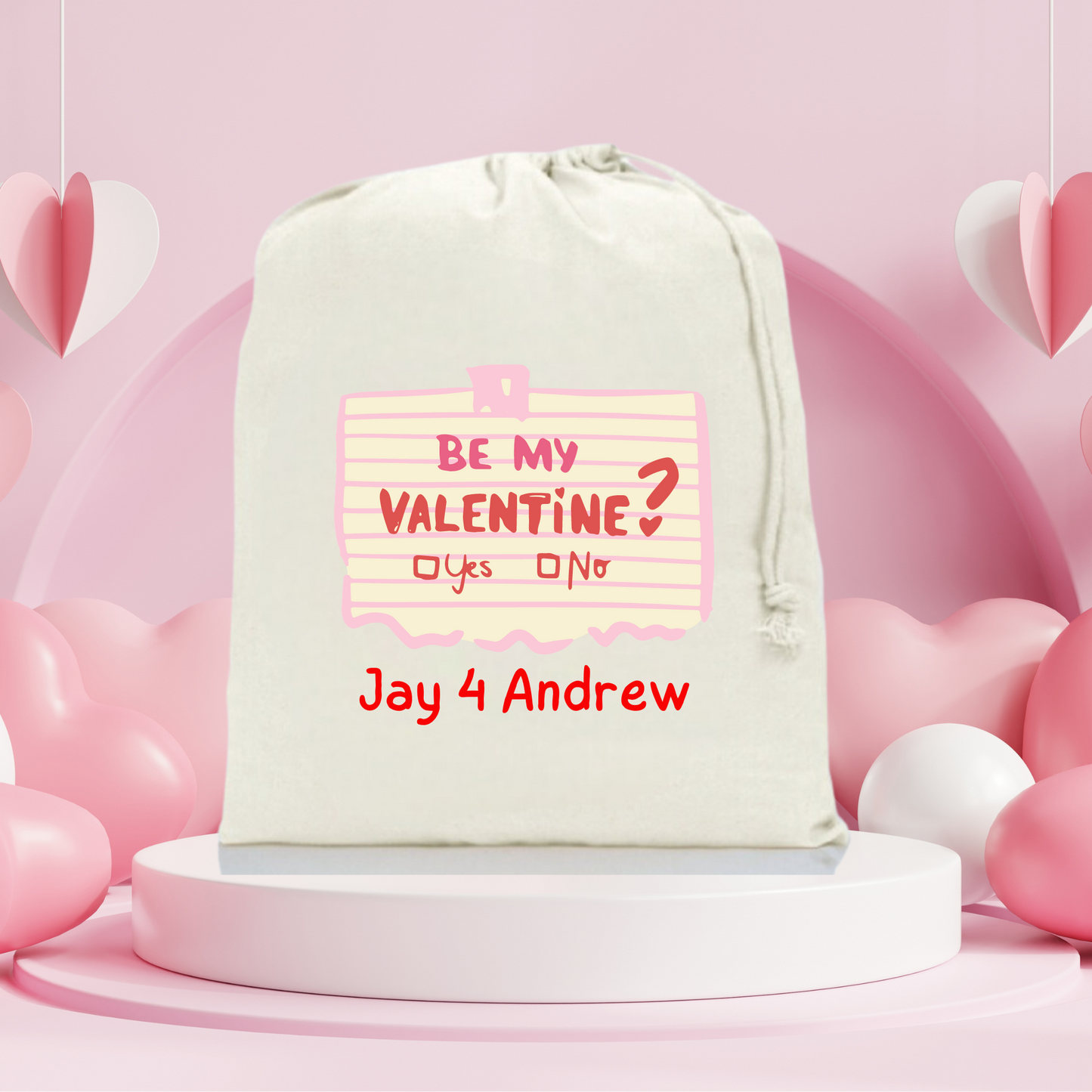 Be My Valentine Gift Bag