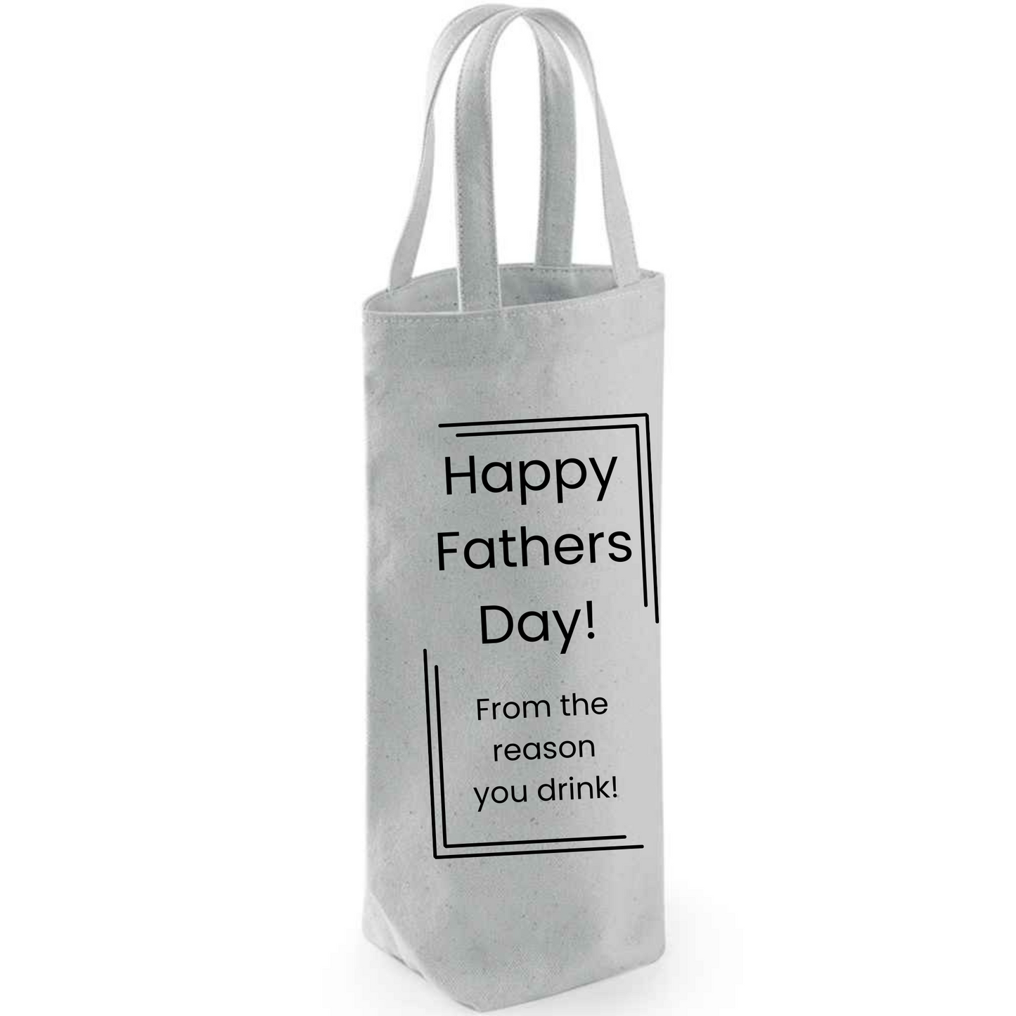 Funny Fathers Day Bottle Gift Bag