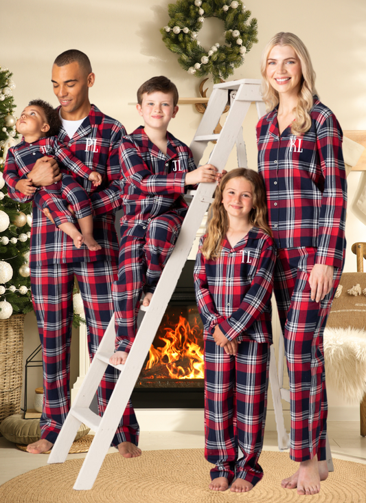 Monogrammed Tartan Pj's