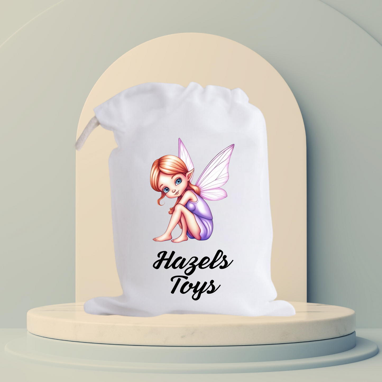 Cotton Drawstring Toy Fairy Bag