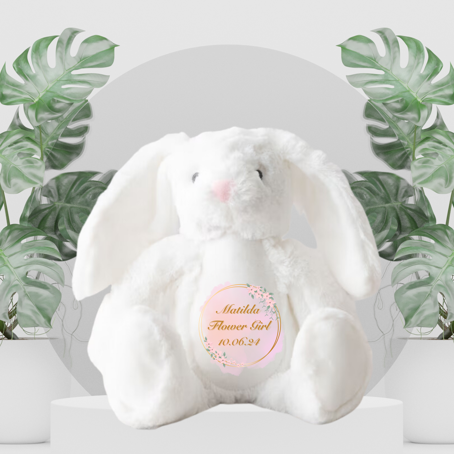 Flower Girl Personalised Soft Toy