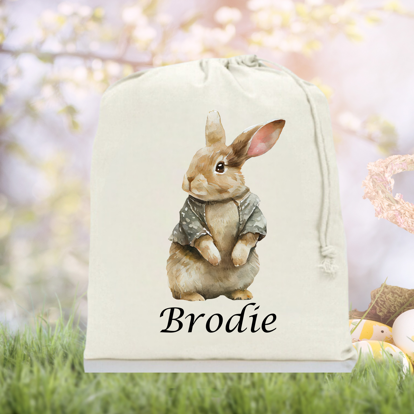 Personalised Easter Bunny Treat Bag