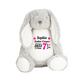 Birth Stats Keepsake Grey Rabbit
