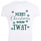 Ladies Sweary Christmas Pyjamas (T word)