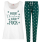 Ladies Sweary Christmas Pyjamas (F word)