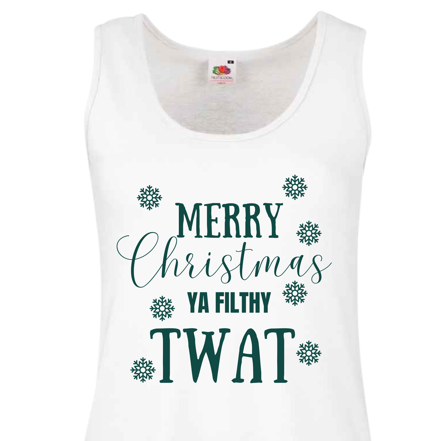 Ladies Sweary Christmas Pyjamas (T word)