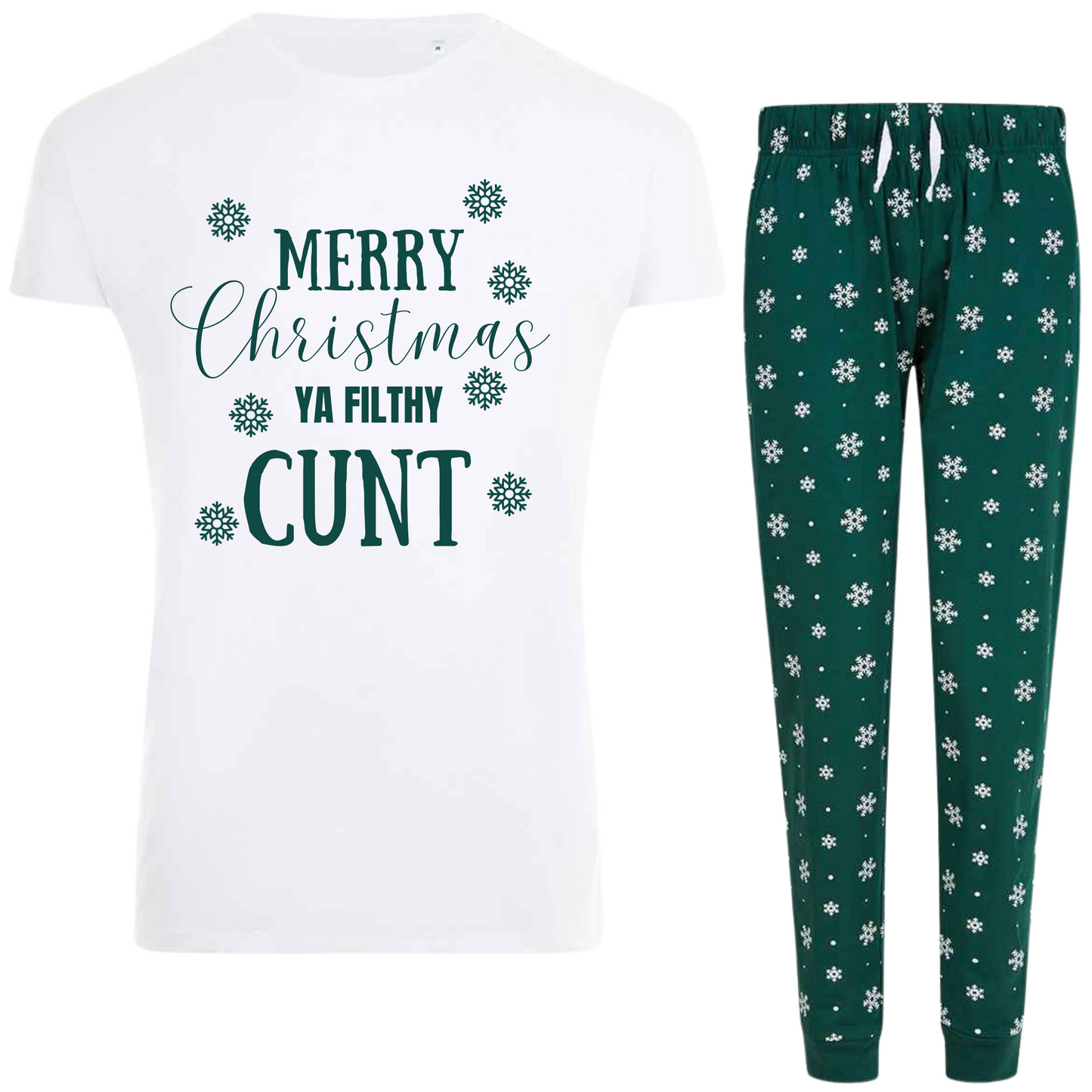 Men's Sweary Christmas Pyjamas (C word)