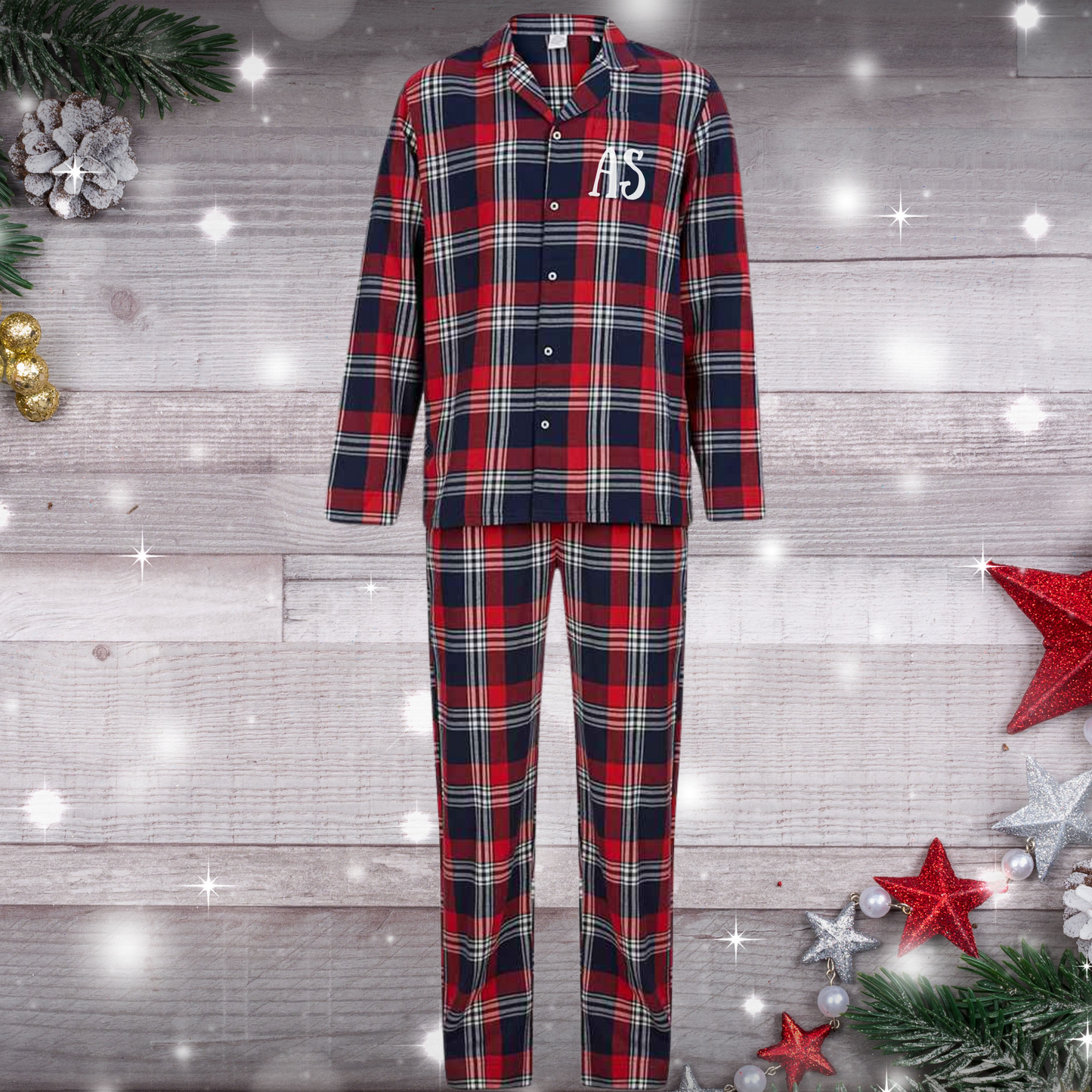 Monogrammed Tartan Pj's