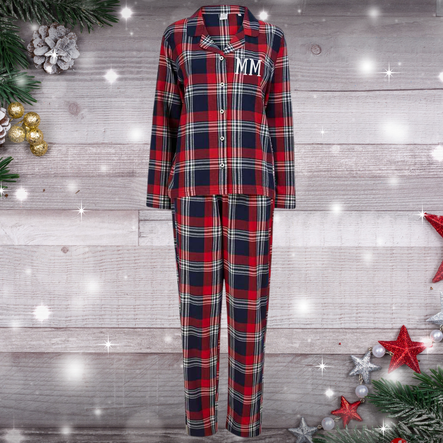 Monogrammed Tartan Pj's