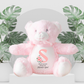 Flower Girl Pink Bear With Initial