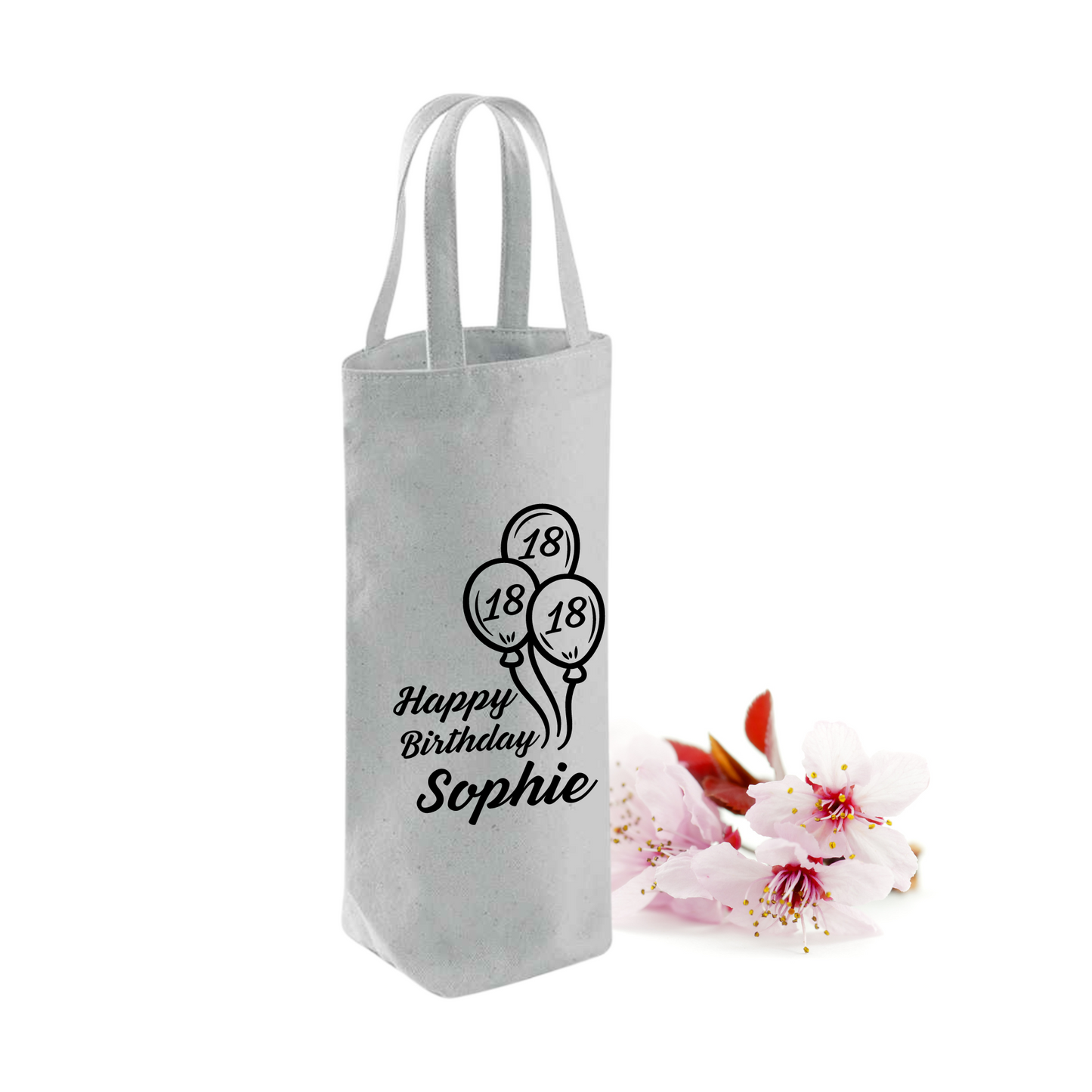 18th Birthday Gift Bag with name