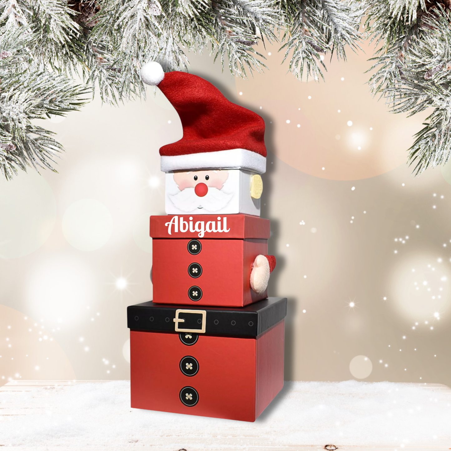 Personalised Christmas Stacker Boxes