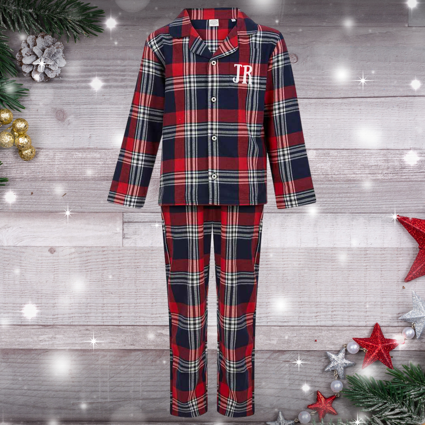 Monogrammed Tartan Pj's