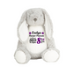 Birth Stats Keepsake Grey Rabbit