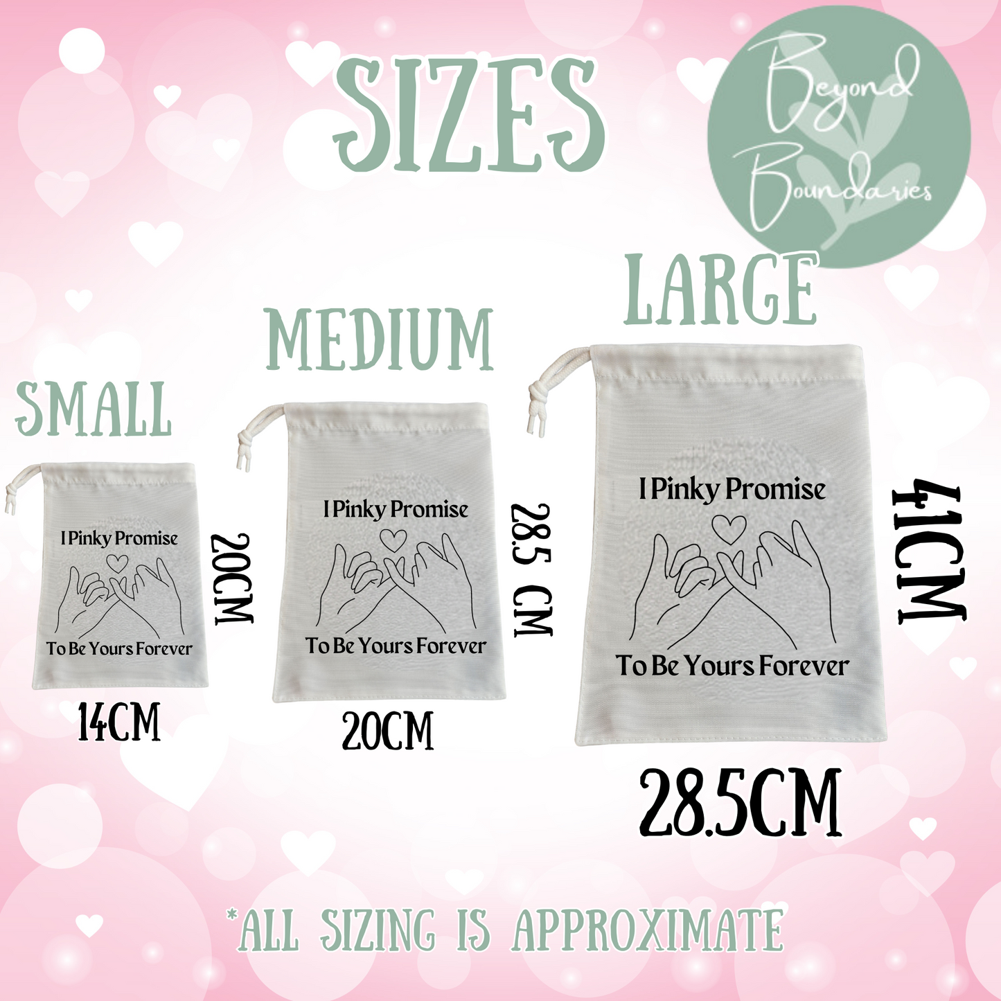 Pinky Promise Valentines Gift Bag