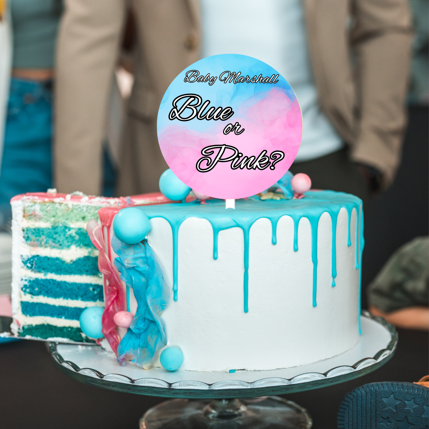 Gender Reveal Cake Toppers