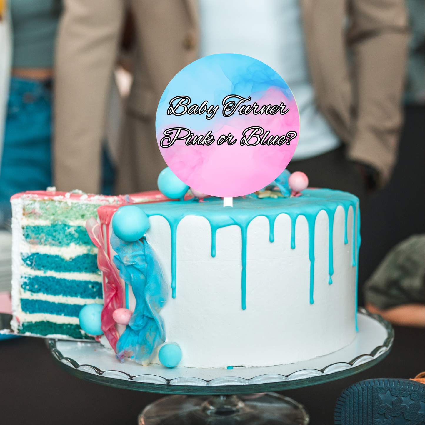 Gender Reveal Cake Toppers