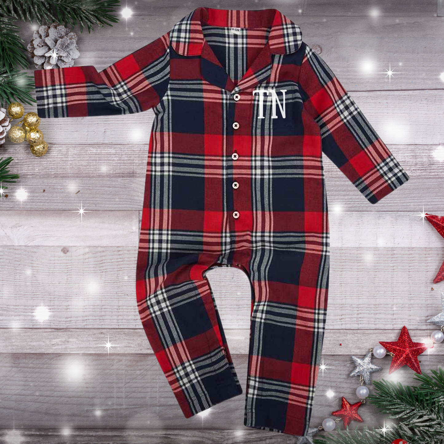 Monogrammed Tartan Pj's