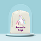 Cotton Drawstring Unicorn Toy Bag