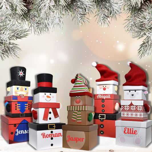 Personalised Christmas Stacker Boxes
