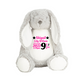 Birth Stats Keepsake Grey Rabbit